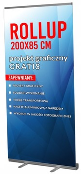 Сверните БОЛЬШУЮ ВЫСТАВОЧНУЮ СИСТЕМУ 200х85 см ВАШ ЛОГОТИП-баннер С ДИЗАЙНОМ