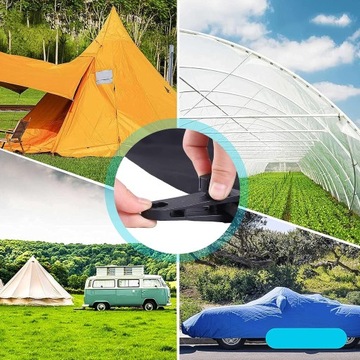 ЗАЖИМ БРЕЗЕНТ ЗАЖИМЫ ДЛЯ ТЕНТЫ ЗАМОК РУЧКА НАБОР ЗАЖИМОВ ДЛЯ ПАЛАТКИ x10