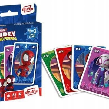 КАРТОЧНЫЕ ИГРЫ ДЛЯ ДЕТЕЙ Shuffle Spidey CARTAMUNDI