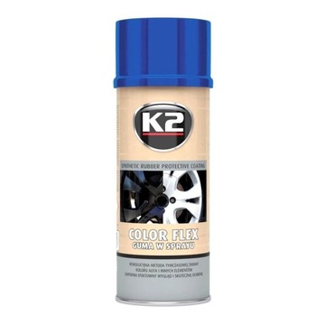 COLOR FLEX GUMA SPRAY NIEBIESKI POŁYSK DO TYMCZASO