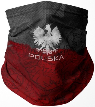 Komin Szalik KIBICA Chusta POLSKA Termoaktywny Polski ANTE Sport
