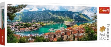 PUZZLE PANORAMICZNE KOTOR CZARNOGÓRA 500 ELEMENTÓW