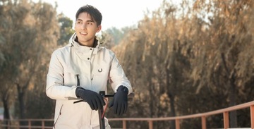 Перчатки для езды на электрическом скутере Xiaomi L, черные