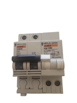 Wyłącznik MERLIN GERIN multi9 C60N C10 + vigi C60