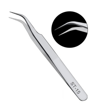 Длинные щипцы из нержавеющей стали, угловой медицинский пинцет с прямой головкой ST-10,