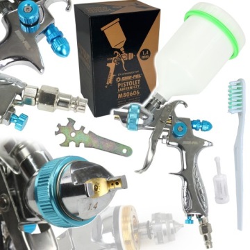 PISTOLET LAKIERNICZY DO MALOWANIA LAKIEROWANIA DYSZA 1,4mm HVLP