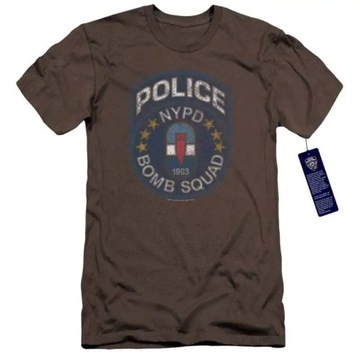 New York City Bomb Squad Men's Premium Slim Fit T-Shirt Koszulka
