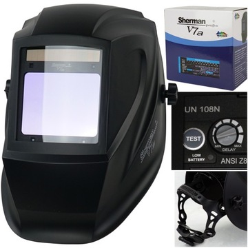 PRZYŁBICA spawalnicza MASKA SAMOŚCIEMNIAJĄCA MIG MAG MMA Sherman TRUE COLOR