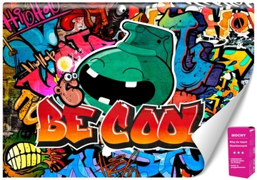 Fototapeta 3d Be Cool Granat Graffiti Malowidło