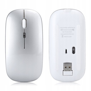 MYSZKA BEZPRZEWODOWA MYSZ OPTYCZNA SLIM LED