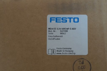 ЭЛЕКТРОМАГНИТНЫЙ КЛАПАН FESTO MS4-EE-1/4-10V24P-S-AD7 0-10V