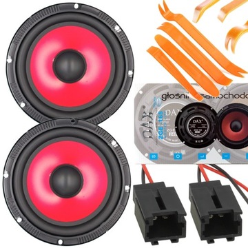 GŁOŚNIKI BASOWE PEUGEOT 407 CITROEN C4 C5 GRAND PICASSO PRZÓD TYŁ REDUKCJE