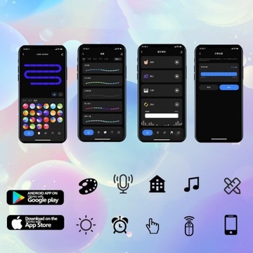 СВЕТОДНАЯ ЛЕНТА 3M NEON 5050 RGBIC TUYA WIFI ПРИМЕНЕНИЕ