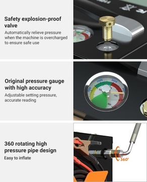 Sprężarka powietrza kompresor do napełniania butli tlenowych Smaco Heap 1