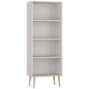 REGAL SKANDYNAWSKI BIBLIOTECZKA SOSNOWA NA KSIĄŻKI