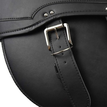 Кожаные мотоциклетные сумки 2 шт. Боковые сумки из кожи Chopper Cruiser Harley