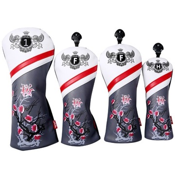 Набор защитных чехлов для клюшек для гольфа, 4 шт.