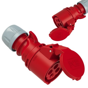 Gniazdo przenośne siłowe GP324 32A 400V 4P IP44