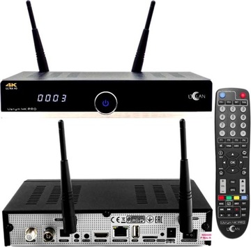 UŻYWANY UCLAN USTYM 4K PRO COMBO DVB-S2X + DVB-T2/C E2