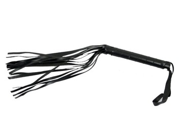 PEJCZ 42 cm CZARNY SKÓRZANY BAT BICZ SEX CHŁOSTA