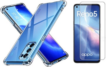 Etui Pancerne A-SHOCK do Oppo Reno 5 5G + SZKŁO
