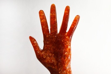 СТЕКЛЯННАЯ РУЧНАЯ СКУЛЬПТУРА РУЧНОЙ РАБОТЫ КРЮЧОК PL