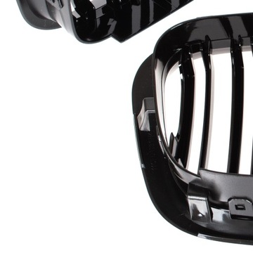 Nerki grill kratka czarne BMW 3 E46 97-00 przed liftingiem podwójne żeberka