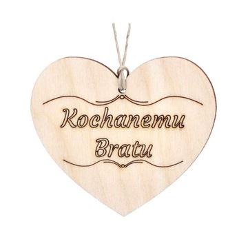 Zawieszka dla BRATA na znicz lub prezent Kochanemu Bratu