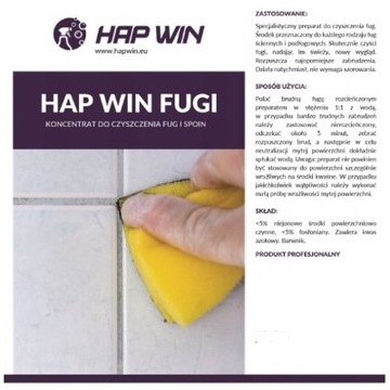 HAP WIN GROUTS ОЧИЩАЮЩИЙ КОНЦЕНТРАТ ДЛЯ ГРУПП 1 Л