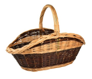 Плетеная ДЕРЕВЯННАЯ КОРЗИНА, ЦВЕТОЧНАЯ КОРЗИНА XXL