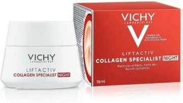 VICHY LIFTACTIV COLLAGEN SPECIALIST przeciwzmarszczkowy krem na noc 15ml