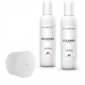 Mały zestaw Cleaner 100 Aceton 100 Waciki 100 prof