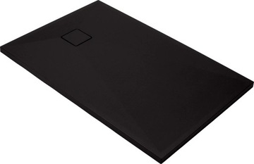 Brodzik granitowy prostokątny 100x80 cm nero/czarn