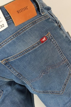 MUSTANG OREGON TAPERED K SLIM SPODNIE JEANS _ W38 L32