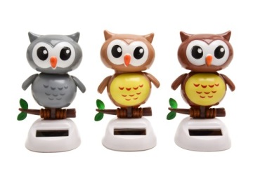 СОЛНЕЧНАЯ СОВА ИГРУШКА КИВАЮЩАЯ ГОЛОВОЙ Сова PRL 125P