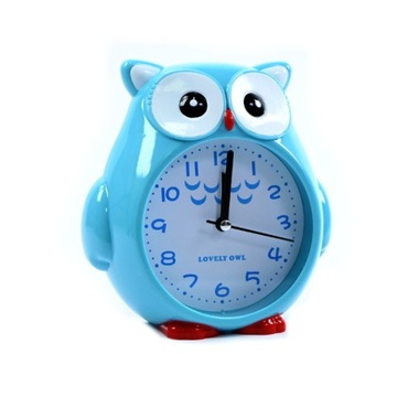SOWA BUDZIK DLA DZIECI ALARM ZEGAR RÓŻNE KOLORY