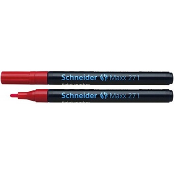 MARKER OLEJOWY 1-2mm OKRĄGŁY SCHNEIDER 271 CZERW.