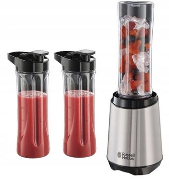 Blender kielichowy Russell Hobbs Mix & Go Steel 300 W srebrny