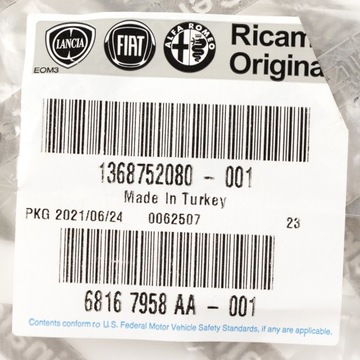 DUCATO 12- 2.3 JTD Euro 5 PRZEWÓD POMPA VACUM-SERWO 1368752080