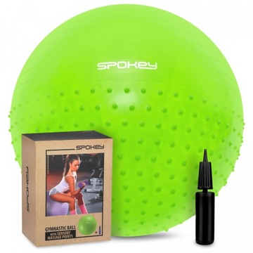 PIŁKA DO ĆWICZEŃ Z WYPUSTKAMI SPOKEY HALF FIT 65CM
