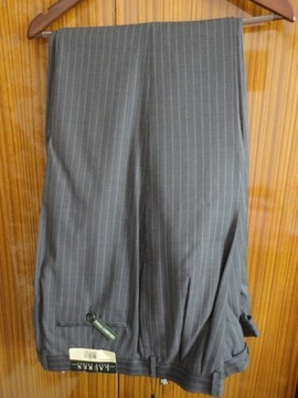 RALPH LAUREN GREY WOOL SUIT PANTS ROZ - 33X30