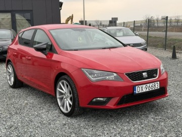 Seat Leon III Hatchback 1.6 TDI CR 105KM 2014 Seat Leon 1.6 TDI 105KM 2014/2015r STYLE nawigacja, zdjęcie 2