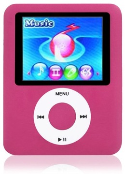 Odtwarzacz MP4 T938 8GB radio głośnik MP3 różowy