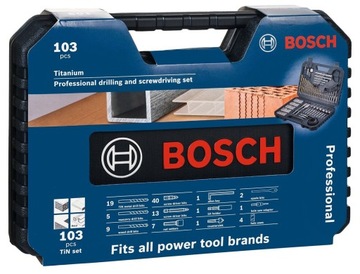 НАБОР СВЕРЛ + КОРПУС BOSCH V-LINE 103 EL