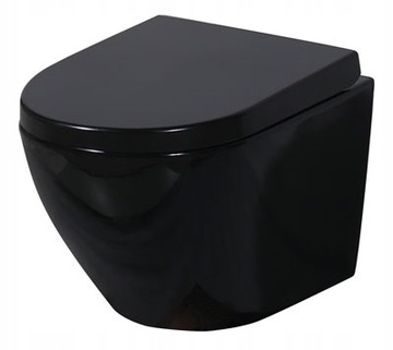 PRIMO ЧЕРНЫЙ ПОДВЕСНОЙ УНИТАЗ УНИТАЗ ЧАША