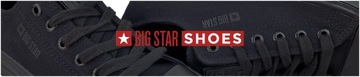 Trampki Damskie Big Star Klasyczne buty na koturnie czarne NN274852 39