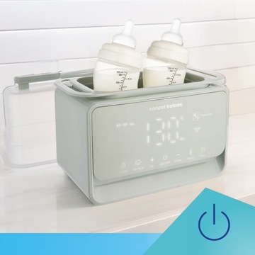 Обогреватель и стерилизатор и стерилизатор Canpole Babies с термостатом и прикроватной лампой
