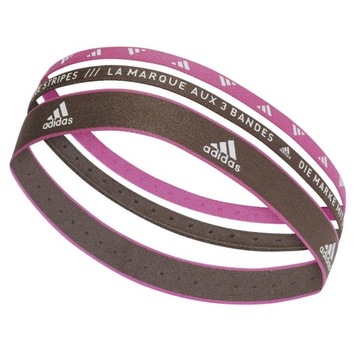 OPASKI NA GŁOWĘ ADIDAS Hairband 3 SZTUKI OPASKA ADIDAS SPORTOWA OSFM