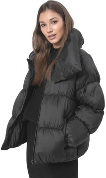 ЗИМНЯЯ КУРТКА OUTHORN, ЧЕРНЫЙ СТЕГАНЫЙ БОМБЕР