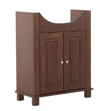 Stojąca Szafka pod Umywalkę 65 cm RETRO Brązowa